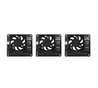 Tacdas 3X Chapeau de Ventilateur D' pour Ventilateur de Refroidissement /3 avec Vitesse Réglable par Logiciel/Grand Ventilateur de 40 mm pour Raspberry Pi4