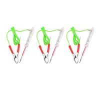 Tacdas 3X Testeur de Circuit LED Automobile 6-24V Lumière de Test avec Double Sonde Pince Crocodile de Fil Antigel de 47 Pouces pour Le Test