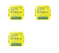 Tacdas 3X Tuya Smart Life Relais à Contact Sec Module WiFi Interrupteur Minuterie Application Télécommande 5A DC12V 24V AC100-240V