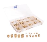 Tacdas 400 Pièces D'Inserts Filetés, Kit D'Assortiment D'Écrous Moletés Filetés M2/M2.5/M3//M5/M6, Insert Chauffant pour Impression 3D en Plastique