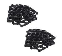 Tacdas 40X Double Support De Batterie Au Lithium 18650 pour Pack Cellules Bricolage Noir