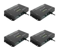 Tacdas 4X Contrôleur de Pixels LED WiFi Artnet Vers SPI Prend en Charge le Logiciel Synchronisation LAN Carte SD Console DMX512 (H807SA) Prise UE