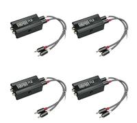 Tacdas 4X Isolateur Audio de Boucle de Terre Filtre de Bruit Audio Isolateur de Bruit Isolateur de Signal Audio Réducteur de Bruit pour PC