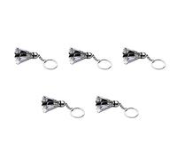 Tacdas 5X Creatif Porte-Cles de Badminton en Metal en Trois Dimensions Souvenir Porte-Cles Pendentif de Tournoi de Badminton Sports Sports Mignon Pendentif