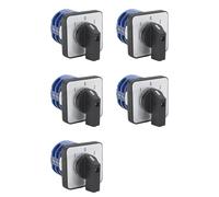 Tacdas 5X Sélecteur de Changement 3 Positions 8 Bornes Sélecteur à Came Rotatif Universel Commutateurs de Verrouillage 32A