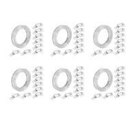 Tacdas 6X Collier de Serrage à Vis Sans Fin en Acier Inoxydable 304 avec Attaches Collier de Serrage de Tuyau de Bricolage Réglable Collier de Serrage 11,5 Pieds