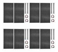 Tacdas 8 Pièces P10 Module LED Extérieur Polychrome HUB75 SMD3535 32x16 Pixels Panneau D'Affichage LED 320x160mm Pilote 1/4S