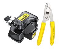 Tacdas A3 Automatisation Complète en une Étape, Coupe-Fibre Optique Haute Précision, Épissure de Fibre Optique + Outil de Dénudage 2 en 1.