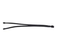 Tacdas Adaptateur de Puissance de Carte VidéO PCI Express Double Mini 6 Broches à 8 Broches Câble Gainé pour Pro Tour/Puissance G5 15 Pouces