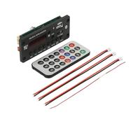 Tacdas Amplificateur 50 W 12 V Carte Décodeur MP3 Bluetooth 5.0 25 W Lecteur MP3 de Voiture Module D'Enregistrement USB Radio FM AUX pour Haut-Parleur