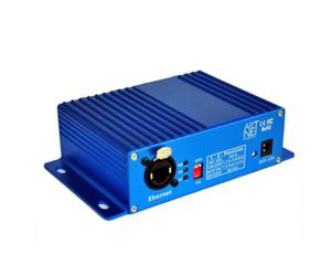 Tacdas ArtNet- 4 Convertisseur Bidirectionnel ArtNet 4 Voies 4 Femelles 3 Broches XLR in/Out Convertisseur de Signal Ethernet Prise UE Facile à Utiliser