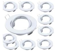 Tacdas Cadre de de Raccord MR16 GU10 Kit de Remplacement de Downlight Encastré 10 PC