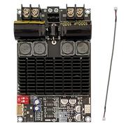 Tacdas Carte Amplificateur Numérique -2001 2.1 Canaux 2X100W + 200W Caisson de Basses TPA3221 Module Amplificateur Bluetooth avec Fil Blindé