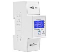 Tacdas Compteur D'Énergie Monophasé Numérique 5-80A 230V 50Hz DDS015 35mm DIN Rail Mount avec Affichage Clair Rétroéclairé