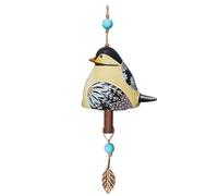 Tacdas Décoration de Jardin de Cloche de Chant D'Oiseau, Carillon à Vent Rustique Suspendu, Pendentif de Cloche de Tube en Métal Pendentif de Cloche de Porte E Facile à Utiliser