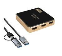 Tacdas Dispositif de Streaming en Direct USB3.0 Carte de Capture Vidéo 4K60HZ Résolution sans Délai Enregistrement HD avec Sortie en Boucle HDTV