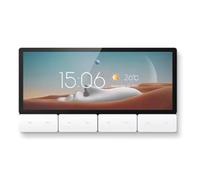 Tacdas Dispositif ZIGBEE WiFi Panneau de Contrôle TUYA Smart Centre Écran Tactile Scène Amplificateur Mural IR BT Système de Musique Android 11 Blanc