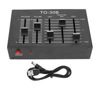 Tacdas Égaliseur 3 Bandes EQ - Contrôle de Volume à Faible Bruit - Canaux Audio Haute, Moyenne, Basse pour Platines Vinyles, Cartes Son, Guitares