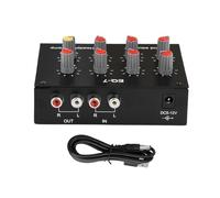 Tacdas Égaliseur de son à 7 bandes DC5-12 V, réglage des basses, égaliseur numérique, préamplificateur audio réglable pour écouteurs