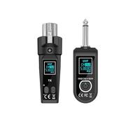 Tacdas Émetteur de Convertisseur sans Fil Microphone UHF Tésmetteur XLR et Émetteur de Microphone sans Fil Récepteur pour Le Microphone à Condenseur Dynamique Universel