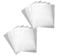 Tacdas Feuilles de Strass Crystal Transfers de 10 Feuilles, Strass à Chaud en Paillettes Rondes Plates.