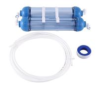 Tacdas Filtre à Eau 2Pcs T33 Cartouche Logements Bricolage T33 Shell Filtre Bouteille 4Pcs Raccords Purificateur d'eau pour SystèMe À Osmose Inverse