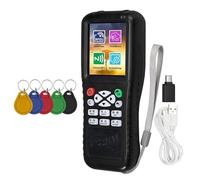 Tacdas Lecteur de Carte à Puce RFID NFC X100 + Porte-Clés 5xUID Duplicateur RFID Programmateur de Carte D'Identité IC Copieur de ryptée
