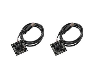 Tacdas Lot de 2 modules de caméra OV9281, obturateur global 120 fps 720p, webcam monochrome, 1280 x 720, enregistrement à haute fréquence d'image, lecteur USB gratuit