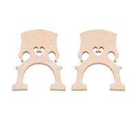 Tacdas Lot de 2 ponts professionnels pour violoncelle 3/4 en bois d'érable exquis