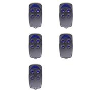 Tacdas Lot de 5 télécommandes à 4 boutons pour porte de garage 433,92 MHz rolling code pour émetteur FLO2R-S FL04R-SNice FLOR-S FLO2R-S FLO4R-S