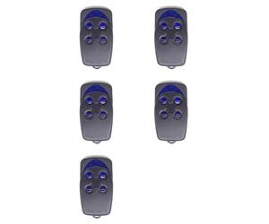 Tacdas Lot de 5 télécommandes à 4 boutons pour porte de garage 433,92 MHz rolling code pour émetteur FLO2R-S FL04R-SNice FLOR-S FLO2R-S FLO4R-S