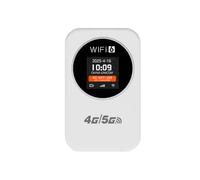Tacdas Pocket WiFi 300Mbps Routeur sans Fil 4/5G Boîte de Partage WiFi 6 Point D'Accès Mobile LTE Routeur WiFi Portable Mini Blanc
