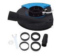 Tacdas Shroud de Poussière Universel 7 Pouces pour Broyeur Angle 180 mm Design Extérieur - Bleu, Noir Inclus
