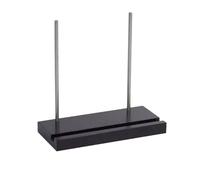 Tacdas Support de Disque Vinyle en Bois, Présentoir de Table, en Cours de Lecture pour Albums, Organisateurs de Bureau, Étagère Murale, Noir.