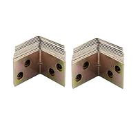 Tacdas Support D'éTagèRe en MéTal Support à Angle Droit à 90 DegréS 24Pcs Ton Laiton