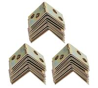 Tacdas Support D'éTagèRe en MéTal Support à Angle Droit à 90 DegréS 36Pcs Ton Laiton