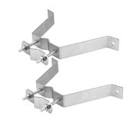 Tacdas Support Mural Double pour Antenne TV Extérieure Robuste avec Fixation Murale, Support de de Poteau pour Antenne.