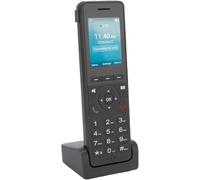 Tacdas Téléphone sans Fil Réseau avec Écran Couleur 2,4 Pouces, Téléphone de Bureau VoIP Double SIM avec Wi-FI BT pour la Communication à Domicile et au Bureau