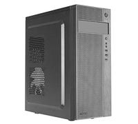 Tacens Boîtier PC ATX Moyen-Tour 2FERROX – Ventilateur latéral 12 cm, Grille avant, Acier, Noir