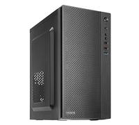 Tacens Anima AC5500, Boîtier PC Micro ATX Compact, Refroidissement par Mailles en Façade, Alimentation 500W, USB 3.0, Noir
