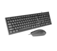 Tacens Anima ACP02, Combo PC, Clavier Full-Format Compact avec Touches Multimédia et Copilot AI SmartKey, Souris Optique 1600DPI 4 Niveaux Switches HUANO, Compatible Windows|Mac|Linux, Anglais