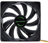 Tacens Ventilateur pour PC ANIMA AF12 – 12 cm, 9 lames – Noir