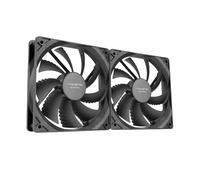 Tacens Anima AF12X2, Kit 2x Ventilateurs 120mm, Fonctionnement Ultra-Silencieux, Paliers FLUXUS, Flux d’Air Optimisé, Structure Renforcée Anti-Vibrations, Performance Thermique Efficace, Noir