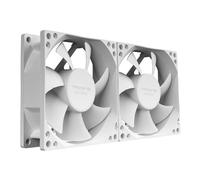 Tacens Anima AF8X2, Kit 2x Ventilateurs 80mm, Fonctionnement Ultra-Silencieux, Paliers FLUXUS, Flux d’Air Optimisé, Structure Renforcée Anti-Vibrations, Performance Thermique Efficace, Blanc