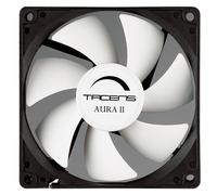 Tacens Aura II 9cm Boitier PC Ventilateur Noir, Blanc