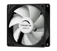 Tacens Ventilateur d'ordinateur Aura II 9 cm – +60 000 h – Système anti-poussière – Noir