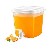 tacery Distributeur de boissons de 3,5 L robinet, bouilloire à glaçons froides réfrigérateur robinet, limonade de jus d'eau, distributeur de filtre de boissons support de nourriture