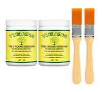Tacery Passé de greffe d'arbre, Agent de cicatrisation des plaies avec pâte d'élagage à la Brosse, Agent de frottis de Cire de greffage d'arbre, scellant de plaie d'arbre pour, greffe de