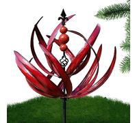 Tacery Spinner à Vent en métal Yard Art, Wind Spinners for Garden, Outdoor Wind Spinner, Wind Sculpture, Wind Spinner Metal Garden Piquet, Lawn Spinner for Yard and Garden