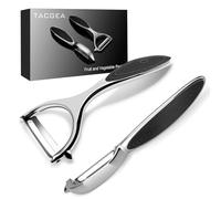 TACGEA Lot de 2 éplucheurs de légumes pour cuisine, patates, fruits et epluche carotte - Bonne prise en main - Lame tranchante